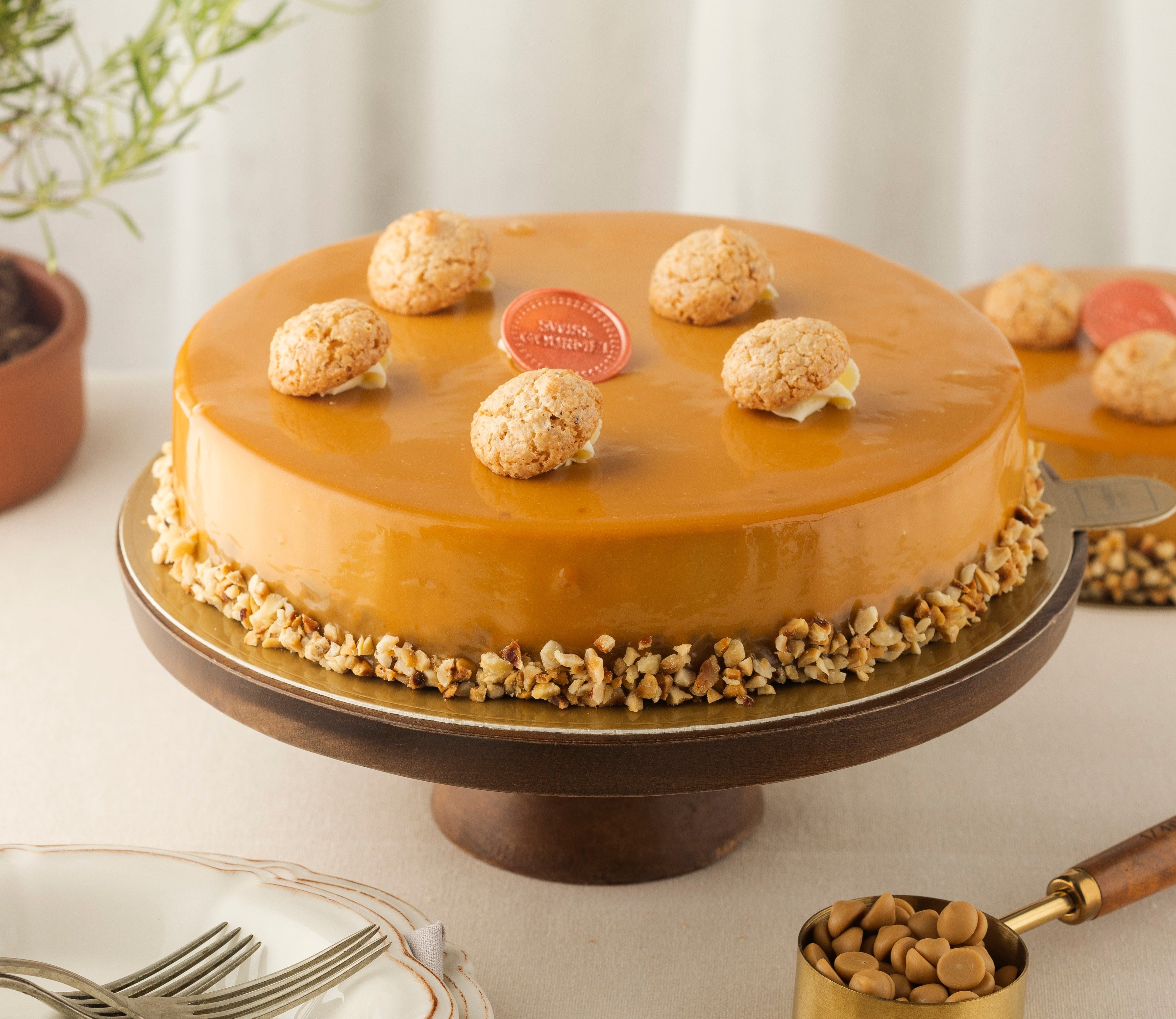 Caramel Banana Cake