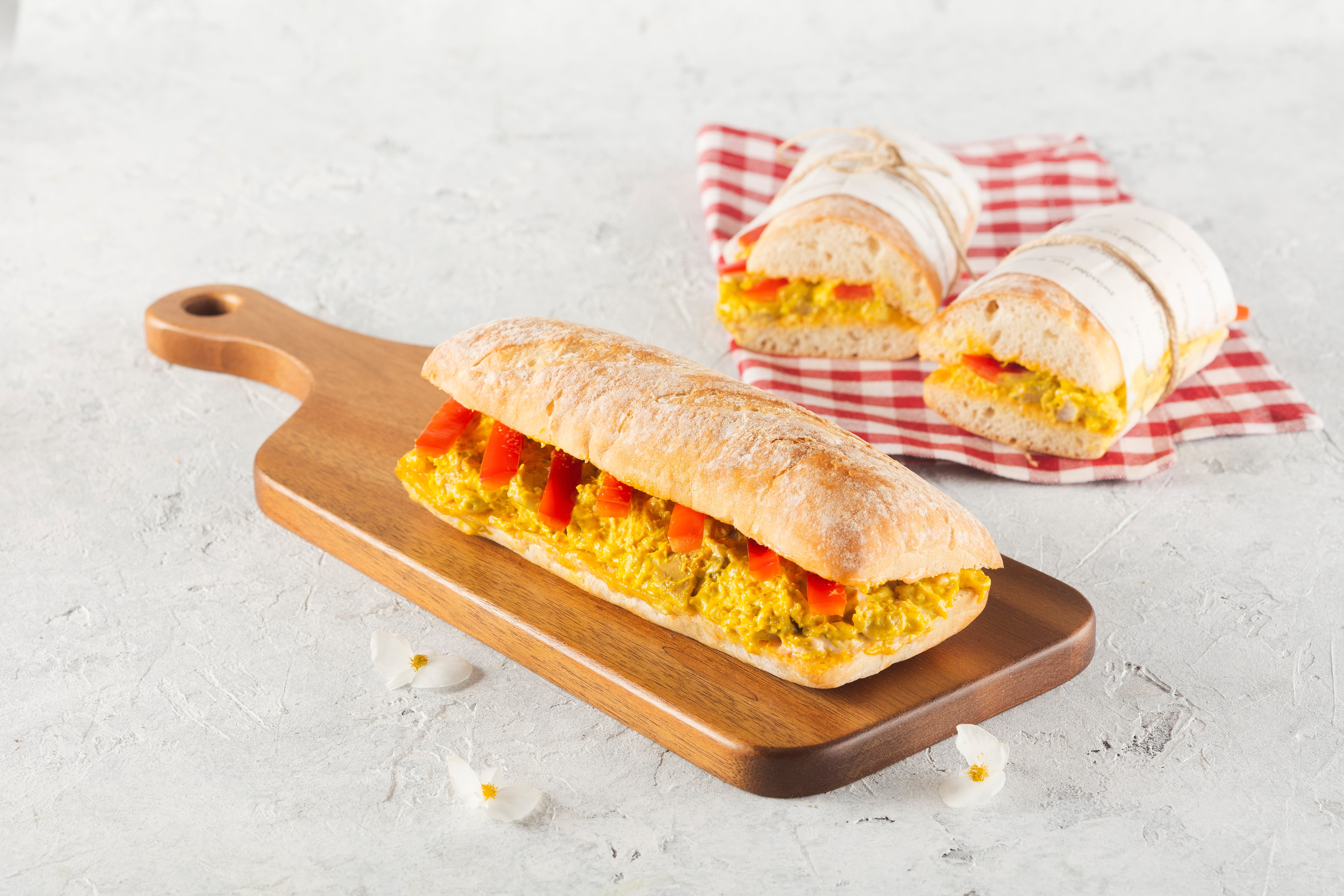 Körili Tavuklu Ciabatta Sandviç